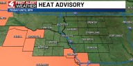 Heat continues to build into the weekend