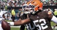 K.J. Henry's pick-6 leads Browns to win over Eagles in preseason game with Shedeur Sanders sidelined