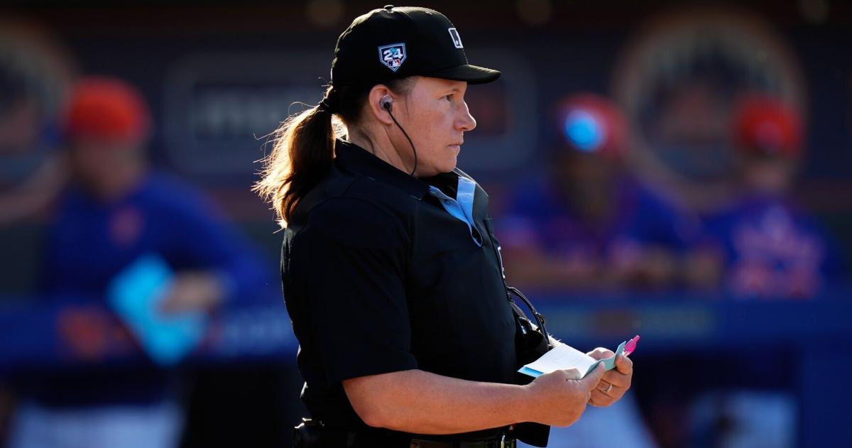 Jen Pawol to make history at Truist Park as MLB's first female umpire