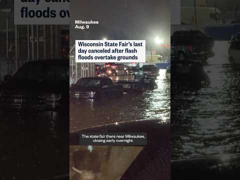 Flash floods overtake Wisconsin State Fair
