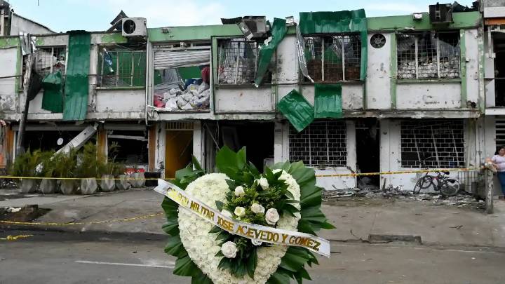 VIDEO | En ruinas quedaron los comercios del lugar donde detonó el ‘camión bomba’ en Cali