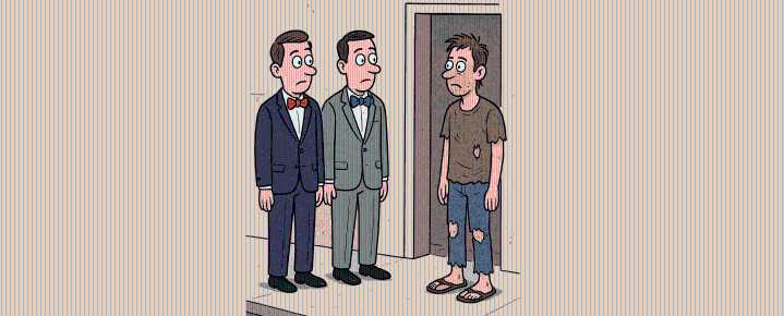 Where formalwear meets flip