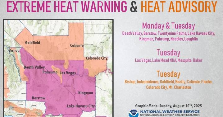 Extreme heat warning issued for Monday, Tuesday in Tri
