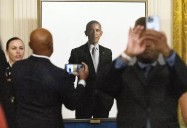 Trump Relocates Obama White House Portrait To Hidden Stairwell