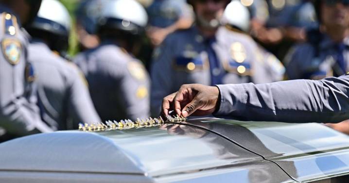 Hundreds of Louisiana police attend Caleb Eisworth's funeral