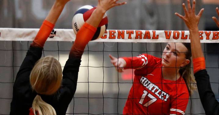 Photos: Huntley vs. Crystal Lake Central in FVC girls volleyball action