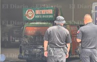 Incendio de una Combi moviliza a autoridades