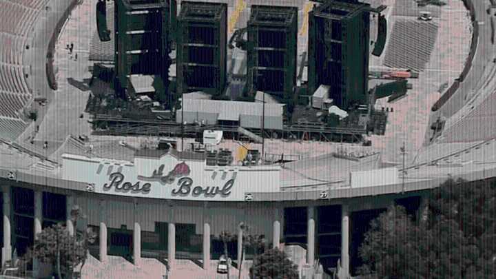 Man arrested in Rose Bowl assault during concert, police say