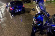 Dos personas resultaron heridas tras un choque en avenida Zanni y Larralde