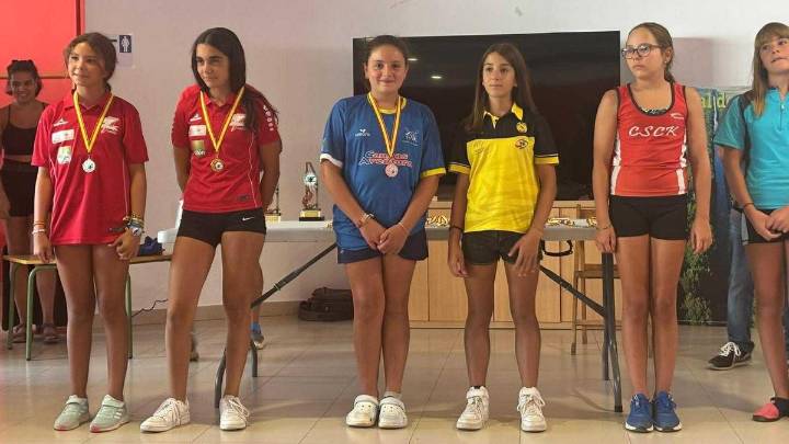La piragüista canguesa Carmen Casero, tercera en el Memorial 'Chema Martínez', en Palencia