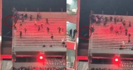 VIDEO: Aficionado cae de 30 metros tras campal en Copa Sudamericana