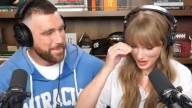 Taylor Swift breaks down in tears just minutes into Travis Kelce's New Heights podcast in emotional scenes