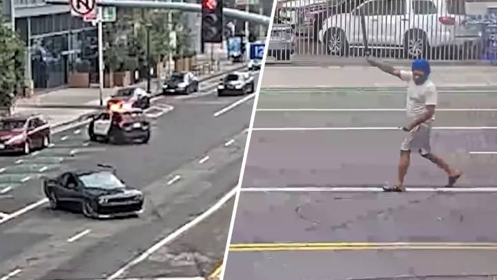 LAPD video shows deadly encounter with man swinging machete outside Crypto.com Arena