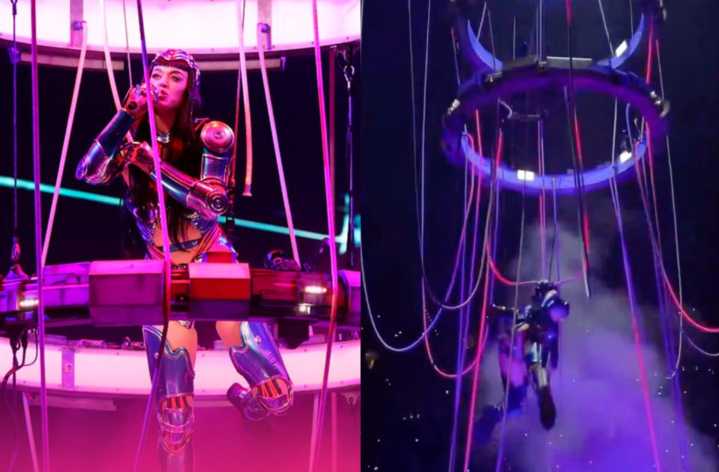 Katy Perry sufre descarga eléctrica en pleno concierto