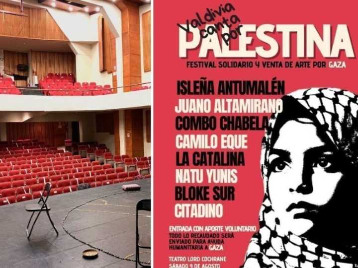 “Valdivia canta por Palestina”: Festival solidario reunirá arte y música para ayudar a víctimas en Gaza