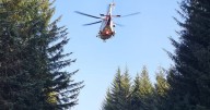 Mountain biker airlifted to hospital with serious injuries after fall on Scots range