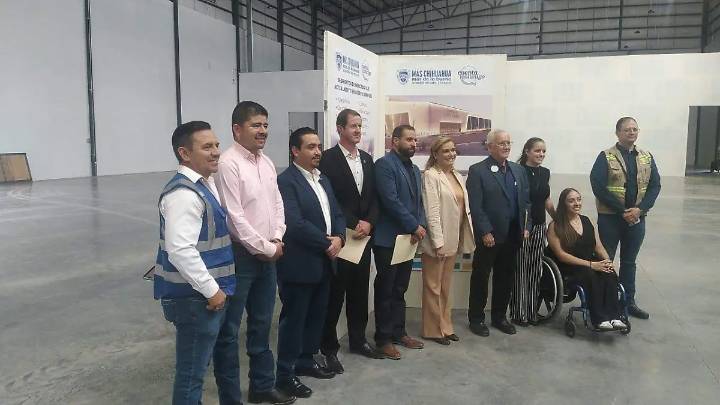 Por segunda vez en menos de un año, Maru Campos supervisa avance del Centro de Convenciones en Cuauhtémoc