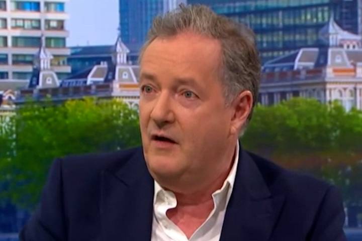 Piers Morgan retrocede rápidamente posteriormente de imprimir una foto de “por error” de Trump con rodillas ayer de Putin Summit