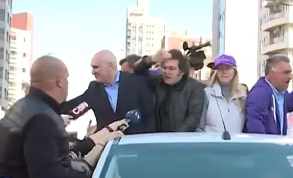 Antes del ataque a la caravana presidencial, Milei sostuvo que "todo lo que dice Spagnuolo es mentira”