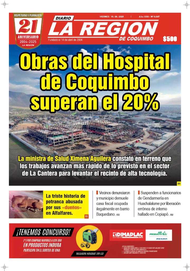 Edición Viernes 15 de Agosto, 2025