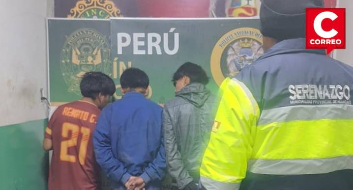 Caen cuatro de seis delincuentes que asaltaron a pareja en Huancayo