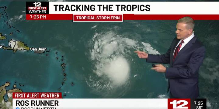 Tropical Storm Erin expected to become a hurricane