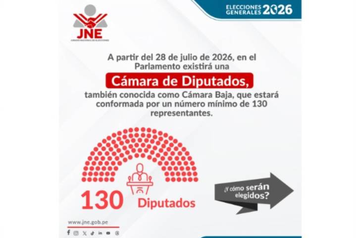 Elecciones 2026: ¿Cómo será la elección de los 130 diputados y qué funciones cumplirán?