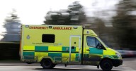 Person seriously injured in crash between motorbike and car