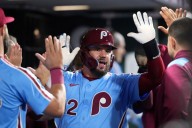 Phillies slugger Kyle Schwarber homers in 3 of his first 4 at