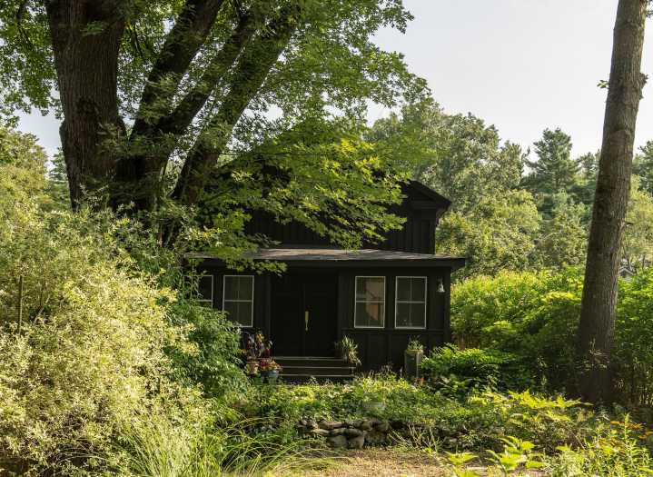 For $480K, this converted school in upstate New York is a magical country hideaway surrounded by wildflower gardens