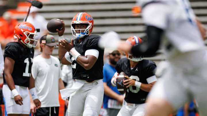 QB throwing and takeaways from Florida football practice
