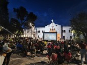 Realiza Municipio función de Cine al Aire Libre