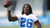 Report - Morice Norris at Lions' facility after scary injury