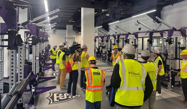 Here’s a look at the University of St. Thomas’ Lee and Penny Anderson Arena as opening nears