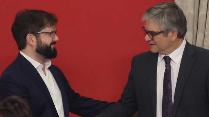 Presidente Boric destacó "lindo homenaje" de la CUT a Marcel