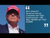 Burt Jones endorsed by Donald Trump