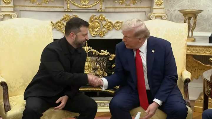 Trump recibe a Zelenski en la Casa Blanca