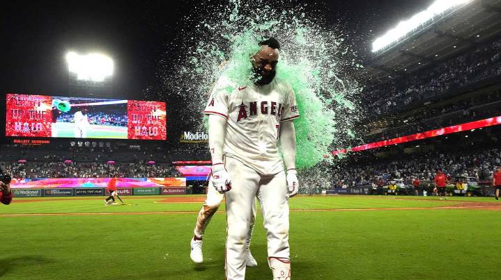 Angels survive Shohei Ohtani home run to walk off Dodgers