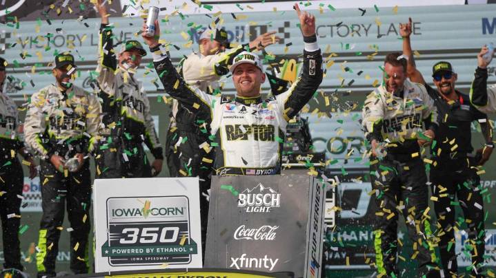 William Byron wins NASCAR Cup Series race at Iowa Speedway
