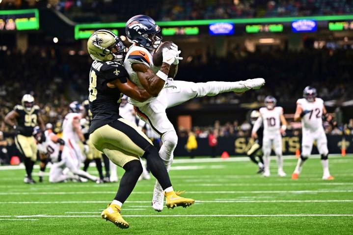 Broncos stock report: Bo Nix, Courtland Sutton shine, run game fizzles