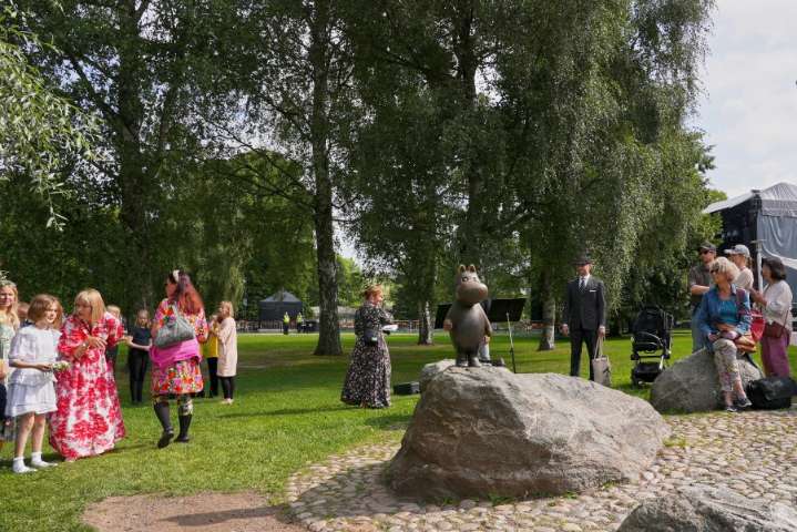 Fans celebrate the 80th birthday of the Moomins, Finland's most lovable literary cartoon family