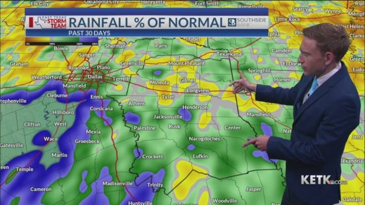 Friday Evening Forecast: Rain chances this weekend along with cooler temperature