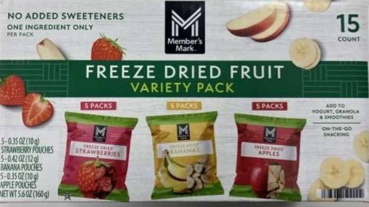 What to do with recalled Member's Mark fruit packs