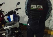 Localizan motocicleta robada en Jaltenco