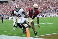 Florida State stuns No. 8 Alabama 31-17, delivering blow to Crimson Tide's playoff hopes