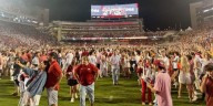 Arkansas allowing fans to rush the field after big football wins, but there’s a catch
