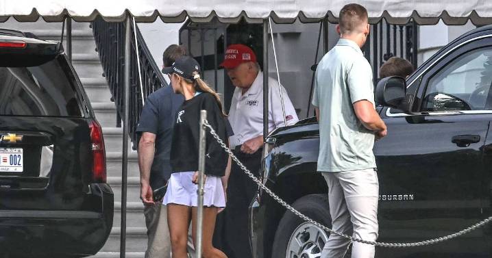 Donald Trump pictured for first time since social media death rumours