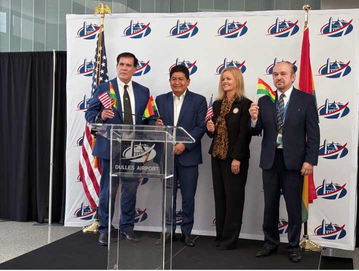 Boliviana de Aviación (BoA) inaugura ruta a Washington