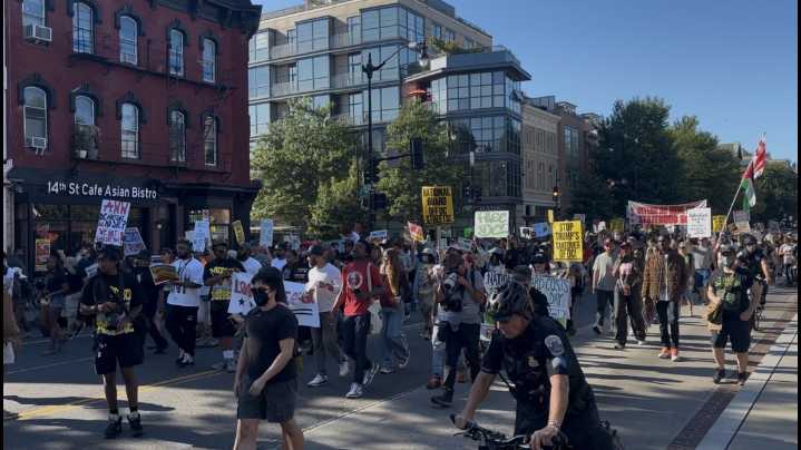 Protesters Rally in D.C. Against Federal Takeover