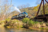 Upstate NY railroad back on track with fall foliage trains after pandemic shutdown